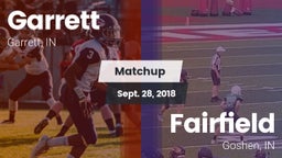 Matchup: Garrett vs. Fairfield  2018