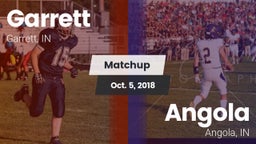 Matchup: Garrett vs. Angola  2018