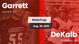 Matchup: Garrett vs. DeKalb  2019