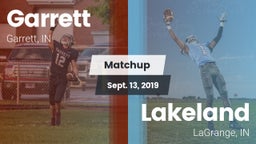 Matchup: Garrett vs. Lakeland  2019