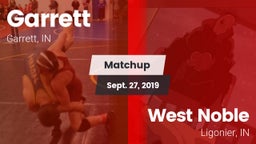 Matchup: Garrett vs. West Noble  2019