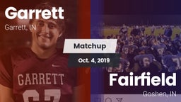 Matchup: Garrett vs. Fairfield  2019