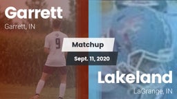 Matchup: Garrett vs. Lakeland  2020