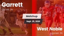 Matchup: Garrett vs. West Noble  2020