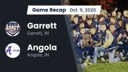 Recap: Garrett  vs. Angola  2020