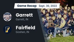 Recap: Garrett  vs. Fairfield  2022