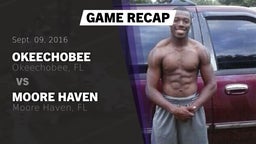 Recap: Okeechobee  vs. Moore Haven  2016
