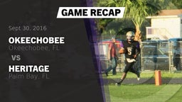 Recap: Okeechobee  vs. Heritage  2016