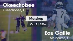 Matchup: Okeechobee vs. Eau Gallie  2016