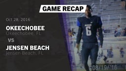 Recap: Okeechobee  vs. Jensen Beach  2016