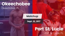 Matchup: Okeechobee vs. Port St. Lucie  2017