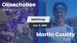Matchup: Okeechobee vs. Martin County  2018