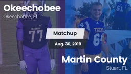 Matchup: Okeechobee vs. Martin County  2019