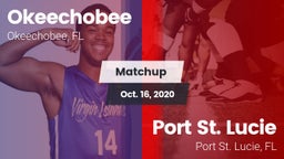 Matchup: Okeechobee vs. Port St. Lucie  2020