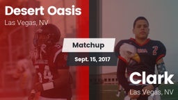 Matchup: Desert Oasis High vs. Clark  2017