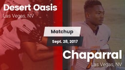 Matchup: Desert Oasis High vs. Chaparral  2017