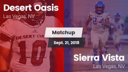 Matchup: Desert Oasis High vs. Sierra Vista  2018