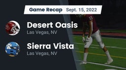 Recap: Desert Oasis  vs. Sierra Vista  2022