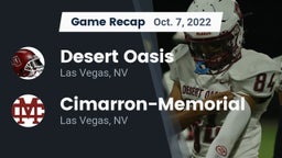 Recap: Desert Oasis  vs. Cimarron-Memorial  2022