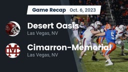 Recap: Desert Oasis  vs. Cimarron-Memorial  2023