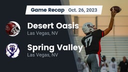 Recap: Desert Oasis  vs. Spring Valley  2023