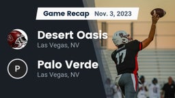 Recap: Desert Oasis  vs. Palo Verde  2023