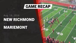 Recap: New Richmond  vs. Mariemont  2016