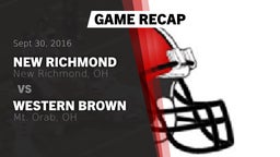 Recap: New Richmond  vs. Western Brown  2016