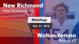 Matchup: New Richmond vs. Walton-Verona  2016