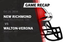 Recap: New Richmond  vs. Walton-Verona  2016