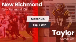 Matchup: New Richmond vs. Taylor  2017