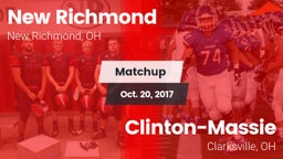 Matchup: New Richmond vs. Clinton-Massie  2017