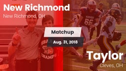 Matchup: New Richmond vs. Taylor  2018
