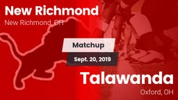 Matchup: New Richmond vs. Talawanda  2019