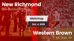 Matchup: New Richmond vs. Western Brown  2019