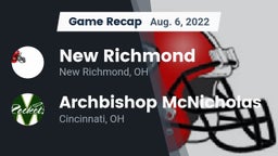 Recap: New Richmond  vs. Archbishop McNicholas  2022