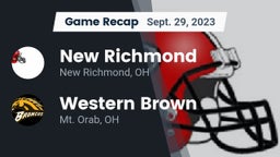 Recap: New Richmond  vs. Western Brown  2023