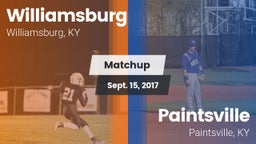Matchup: Williamsburg Middle vs. Paintsville  2017