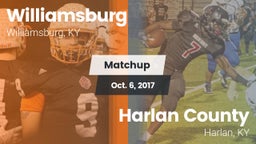 Matchup: Williamsburg Middle vs. Harlan County  2017