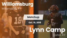 Matchup: Williamsburg High vs. Lynn Camp  2018