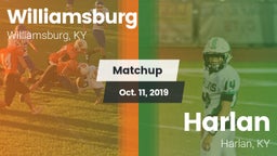 Matchup: Williamsburg High vs. Harlan  2019