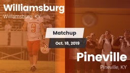 Matchup: Williamsburg High vs. Pineville  2019