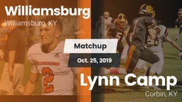 Matchup: Williamsburg High vs. Lynn Camp  2019