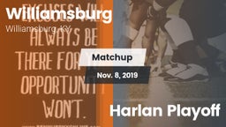 Matchup: Williamsburg High vs. Harlan Playoff 2019
