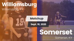 Matchup: Williamsburg High vs. Somerset  2020