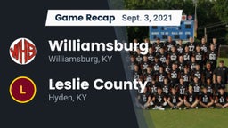 Recap: Williamsburg   vs. Leslie County  2021