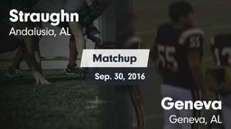 Matchup: Straughn vs. Geneva  2016