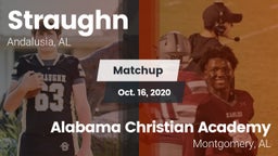 Matchup: Straughn vs. Alabama Christian Academy  2020