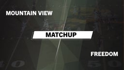 Matchup: Mountain View vs. Freedom  2016