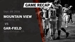 Recap: Mountain View  vs. Gar-Field  2016